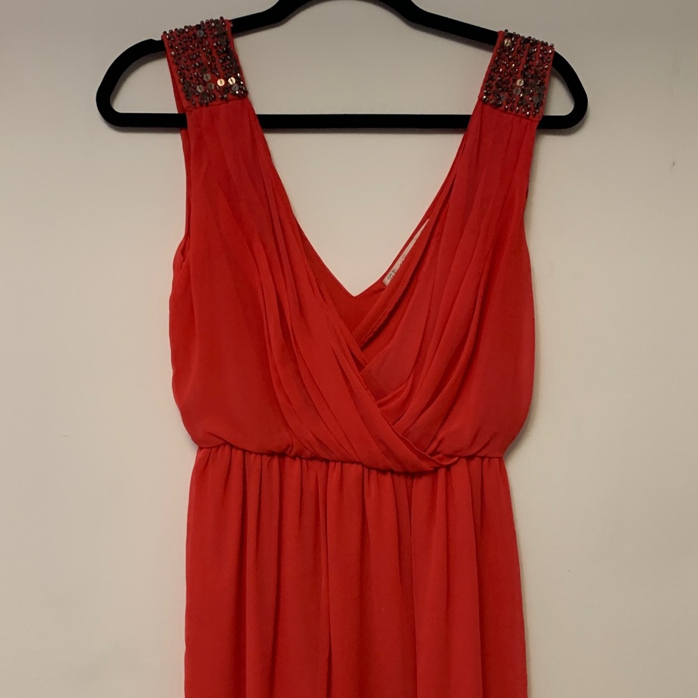 Coral dress